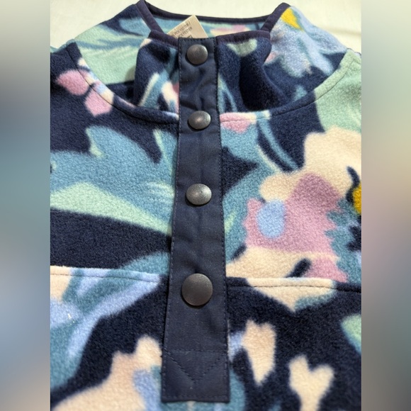 Vera Bradley Women's Snap Collar Fleece Pullover Sweatshirt Size Medium - Picture 4 of 9